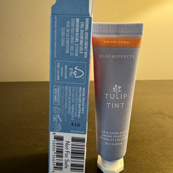 Bloom effects Tulip Tint Lip Cheek Balm Crisp Coral 13 ml .45 fl oz NIB - Picture 4 of 4
